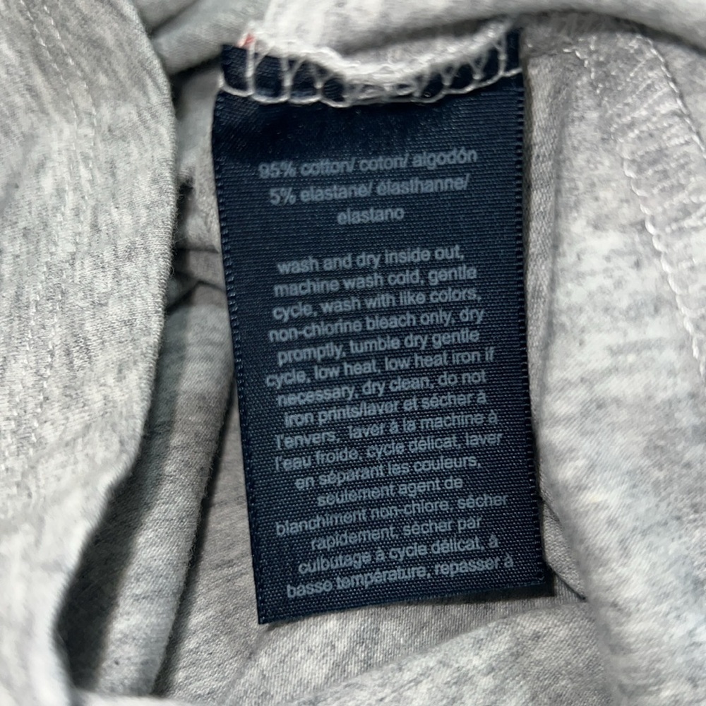 Tommy Hilfiger Women's Gray Logo T-Shirt - Picture 8 of 8